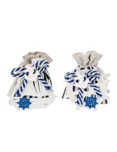 Sacchetto portaconfetti Mare / Ancora 9cm | G3S