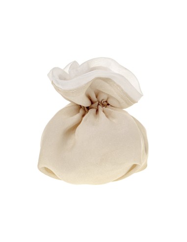 Bicolor Sacchetto quadrato Crema 10cm | G3S