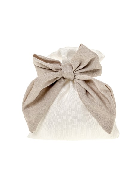 Brillo Sacchetto portaconfetti Beige 10x12cm | G3S