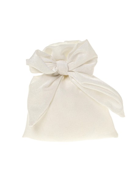 Brillo Sacchetto portaconfetti Bianco 10x12cm | G3S