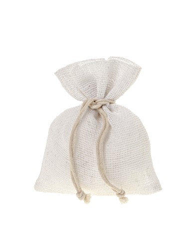 Grezzo Sacchetto portaconfetti Bianco 10x12cm | G3S