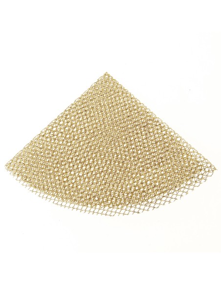 Metallic Rete tonda portaconfetti Oro Ø24cm | G3S