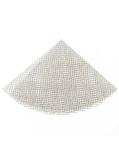 Metallic Rete tonda portaconfetti Silver | G3S