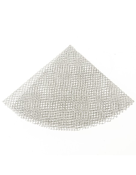 Metallic Rete tonda portaconfetti Silver | G3S