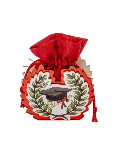 Rouge Portaconfetti Laurea h7cm SC689 | G3S