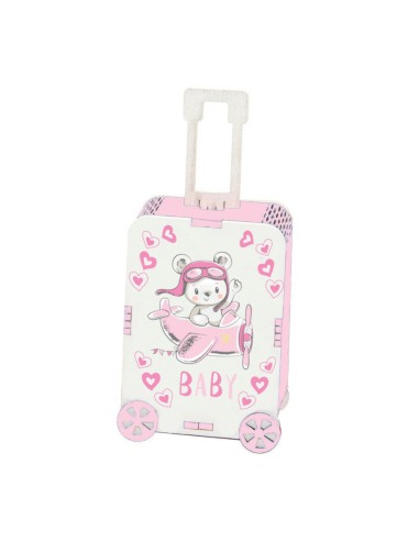 Trolley portaconfetti Rosa 5,5cm x h12cm | G3S