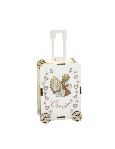 Trolley portaconfetti Cresima 5,5cm x h12cm | G3S