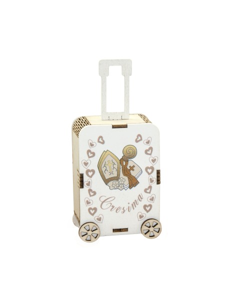 Trolley portaconfetti Cresima 5,5cm x h12cm | G3S