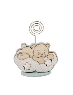 Two Stars Clip segnaposto Orsetto / Stelle Cielo h8cm | G3S