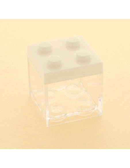 Scatolina Cube Box in plexiglass Bianco 5x5x5cm | G3S