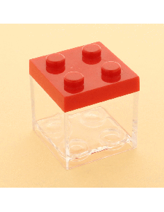 Scatolina Cube Box in plexiglass Rosso 5x5x5cm | G3S