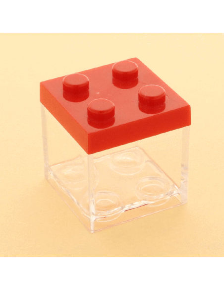 Scatolina Cube Box in plexiglass Rosso 5x5x5cm | G3S