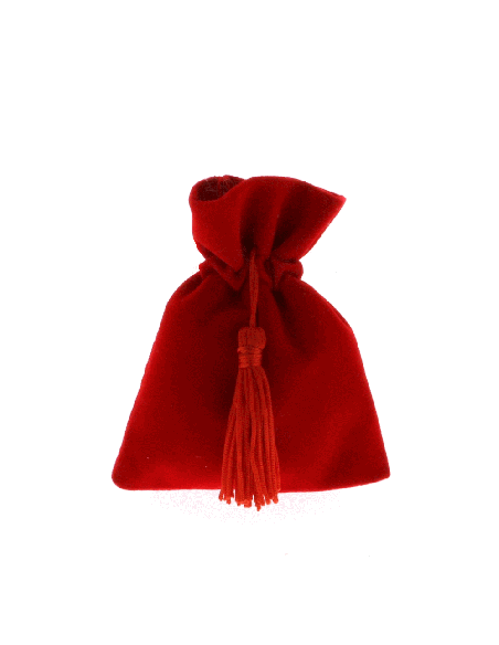 Laurea Velvet Sacchetto portaconfetti 8x10cm | G3S
