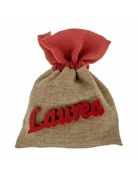 Laurea Wood Sacchetto portaconfetti 10x12cm | G3S