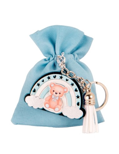 Baleno Sacchetto Portaconfetti con Portachiavi Cielo 8x10cm SC735 | G3S