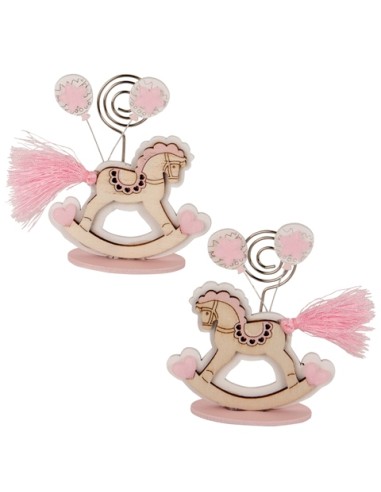 Cavallino Clip Rosa 8cm - 2 soggetti assortiti SC730 | G3S