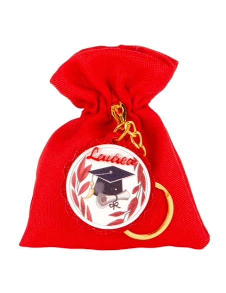Clip Laurea sacchetto 8x10cm C2846 | G3S