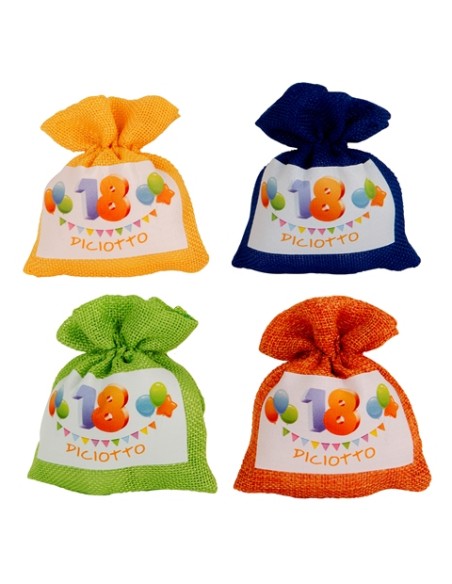 Corda 18° sacchetto 18° Compleanno 12cm C2839 | G3S