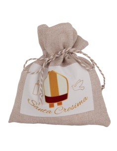 Corda sacchetto Cresima 10x12cm C2779 | G3S