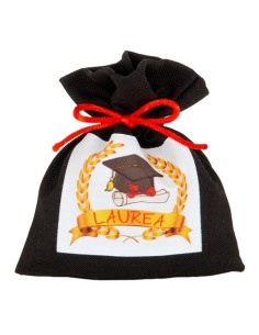 Corda Laurea sacchetto Nero 12cm C2845 | G3S