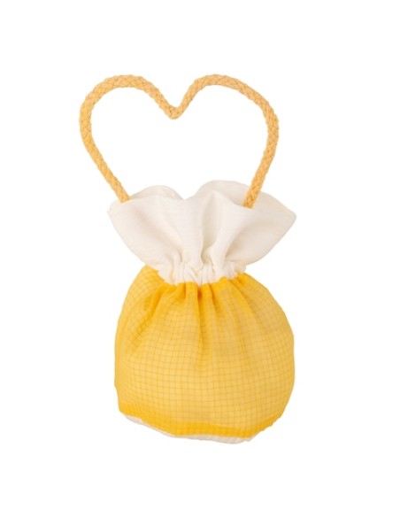 Cuore Up tondo Matrimonio Giallo 14cm C2827 | G3S