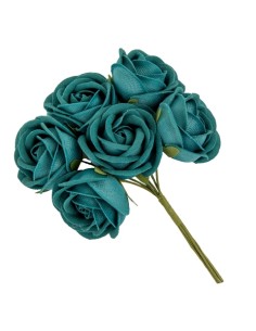 Decoro Fiore Petrolio 4cm B0761PETR | G3S