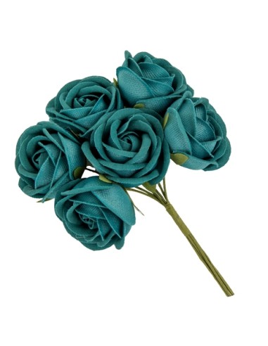 Decoro Fiore Petrolio 4cm B0761PETR | G3S