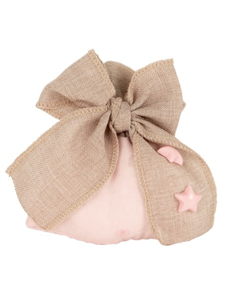 Due Stelle sacchetto Baby Rosa 8x10cm C2755 | G3S