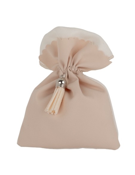 Elegante sacchetto Matrimonio Beige 10x13cm C2802 | G3S