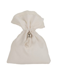Elegante sacchetto Matrimonio Bianco 10x13cm C2801 | G3S