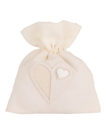 Light sacchetto Matrimonio Bianco 10x12cm C2813 | G3S