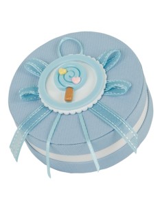 Mella Scatolina Portaconfetti Cielo Ø10cm x h4cm SC739 | G3S