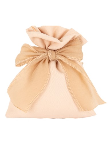 New Fiocco sacchetto Matrimonio Beige 10x12cm C2820 | G3S