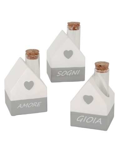 Nice Casa Portaconfetti Bianco 6x6x8cm SC720 | G3S