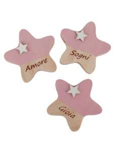 Nice Magnete Stella Rosa 5cm SC716 | G3S