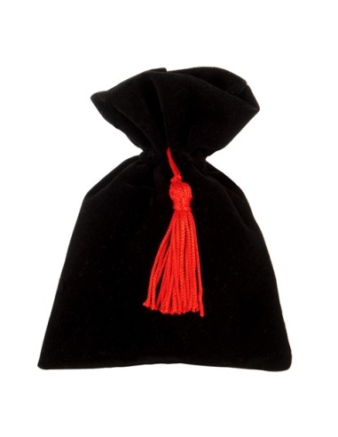 Velvet sacchetto Matrimonio Nero 10x13cm C2842 | G3S