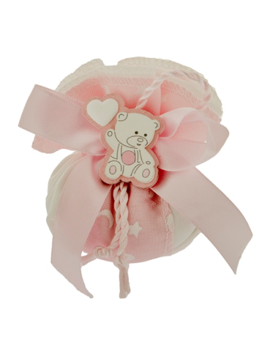 Little Star Sacchetto quadrato Rosa 10cm | G3S
