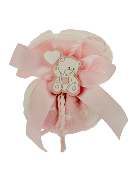 Little Star Sacchetto quadrato Rosa 10cm | G3S
