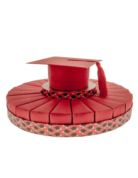 Tocco Torta portaconfetti Laurea Ø37cm x h17cm | G3S