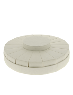 New Torta Torta portaconfetti Bianco Ø30cm | G3S