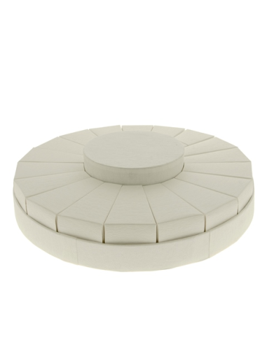 New Torta Torta portaconfetti Bianco Ø30cm | G3S
