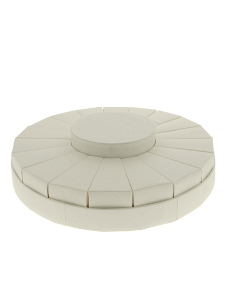 New Torta Torta portaconfetti Bianco Ø30cm | G3S