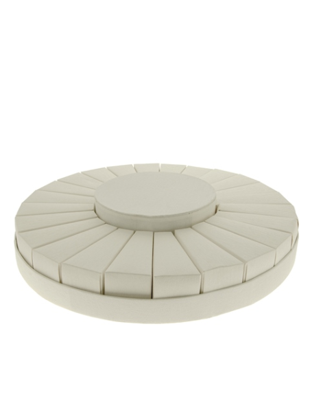 New Torta Torta portaconfetti Bianco Ø38cm | G3S