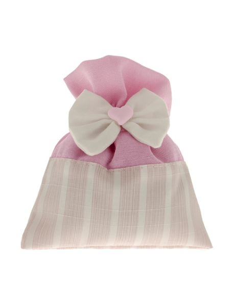 Nuova Perla Sacchetto portaconfetti Rosa 9x12cm | G3S