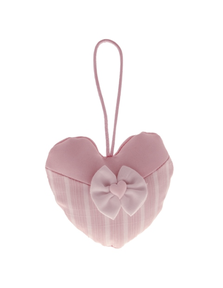 Nuova Perla Sacchetto a cuore Rosa 10cm | G3S