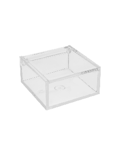 Scatola trasparente in plexiglass 6x6x3cm | G3S