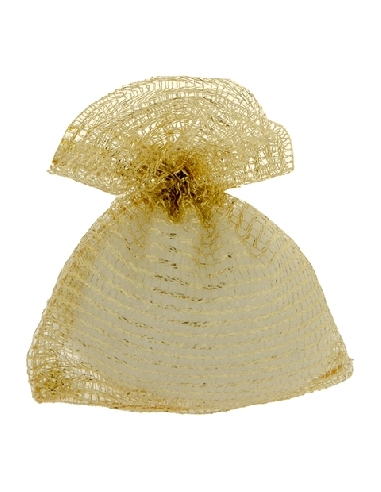 Scintilla Sacchetto portaconfetti Oro 8x10cm | G3S