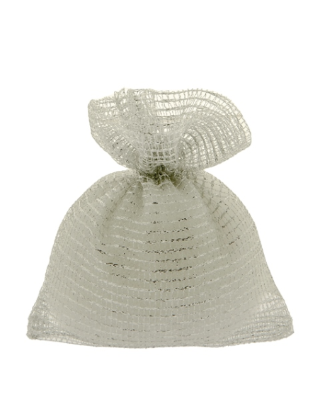 Scintilla Sacchetto portaconfetti Silver 8x10cm | G3S