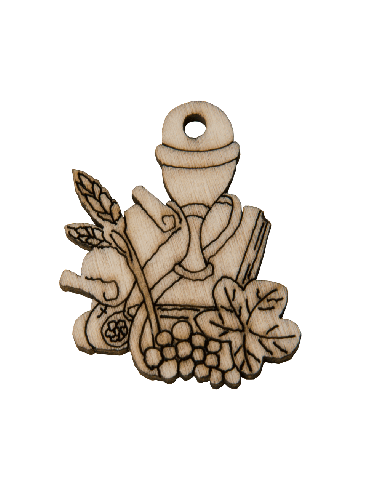 Decorazione in legno Comunione 4cm | G3S