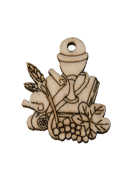 Decorazione in legno Comunione 4cm | G3S